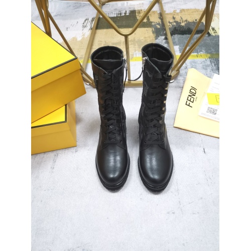 Replica Fendi Fashion Boots For Women #907923 $102.00 USD for Wholesale