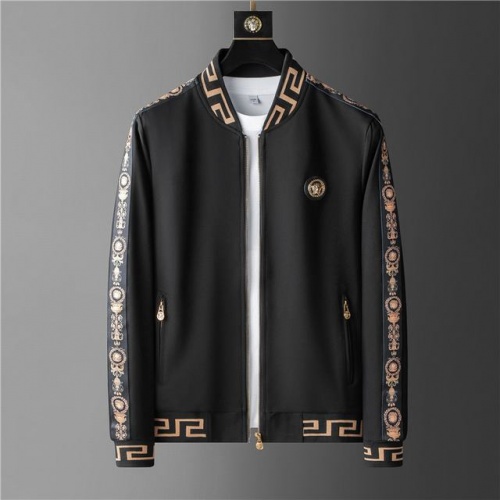 Replica Versace Tracksuits Long Sleeved For Men #907956 $85.00 USD for Wholesale