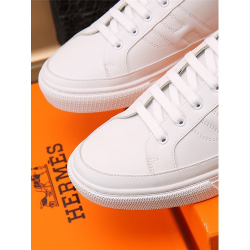 Replica Hermes Casual Shoes For Men #908022 $82.00 USD for Wholesale