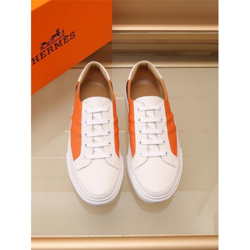 Replica Hermes Casual Shoes For Men #908026 $76.00 USD for Wholesale