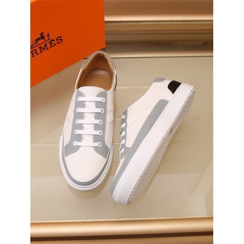 Replica Hermes Casual Shoes For Men #908028 $76.00 USD for Wholesale