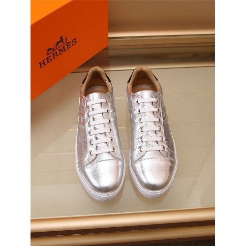 Replica Hermes Casual Shoes For Men #908037 $80.00 USD for Wholesale