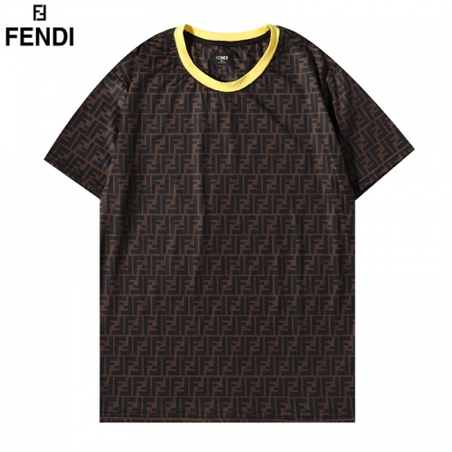 Fendi T-Shirts Short Sleeved For Men #908143 $29.00 USD, Wholesale Replica Fendi T-Shirts