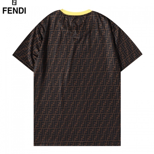 Replica Fendi T-Shirts Short Sleeved For Men #908143 $29.00 USD for Wholesale