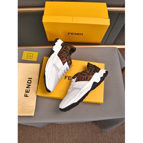 Replica Fendi Casual Shoes For Men #908165 $80.00 USD for Wholesale
