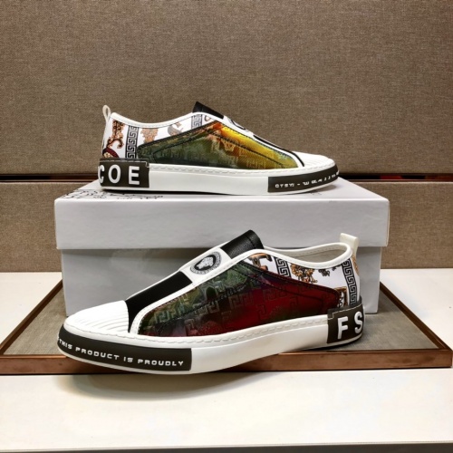 Replica Versace Casual Shoes For Men #908174 $76.00 USD for Wholesale
