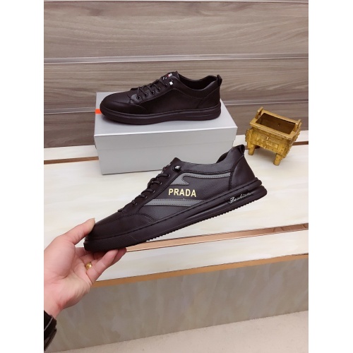 Replica Prada Casual Shoes For Men #908176 $76.00 USD for Wholesale