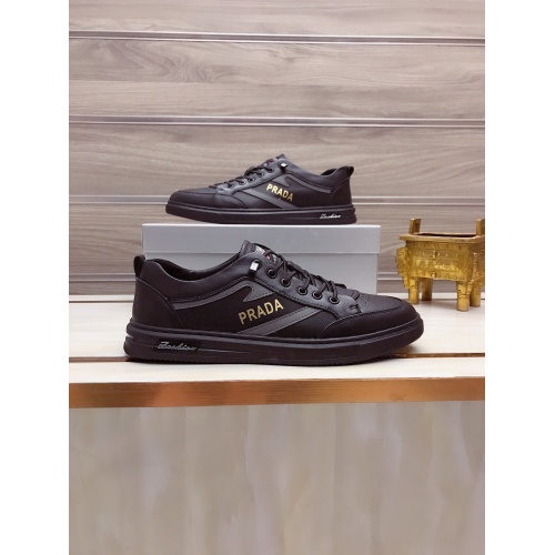 Replica Prada Casual Shoes For Men #908176 $76.00 USD for Wholesale