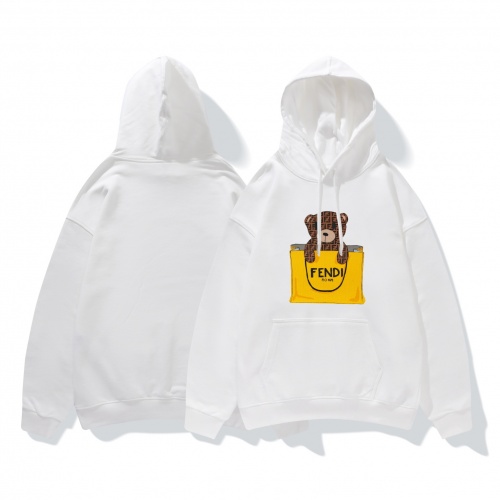 Replica Fendi Hoodies Long Sleeved For Men #908347 $41.00 USD for Wholesale
