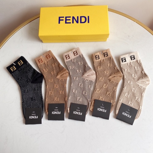 Fendi Socks #908418 $27.00 USD, Wholesale Replica Fendi Socks