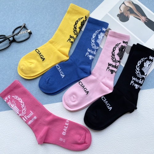 Replica Balenciaga Socks #908419 $27.00 USD for Wholesale