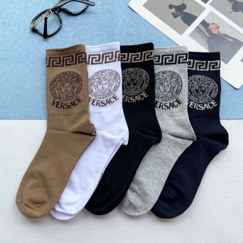 Replica Versace Socks #908420 $27.00 USD for Wholesale