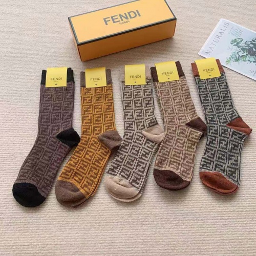 Fendi Socks #908424 $27.00 USD, Wholesale Replica Fendi Socks