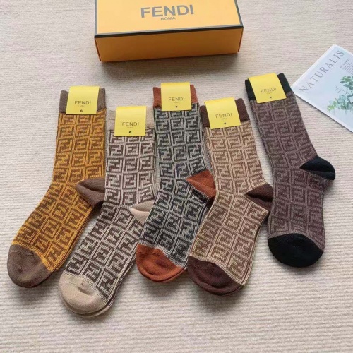 Replica Fendi Socks #908424 $27.00 USD for Wholesale