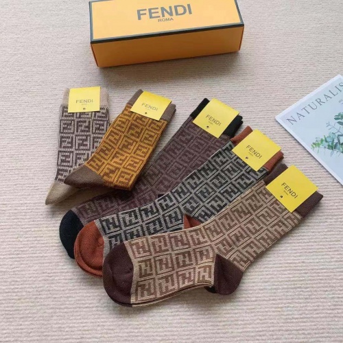 Replica Fendi Socks #908424 $27.00 USD for Wholesale