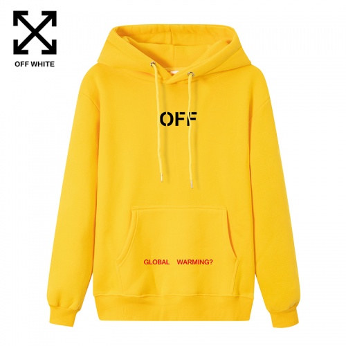 Replica Off-White Hoodies Long Sleeved For Men #908512 $41.00 USD for Wholesale