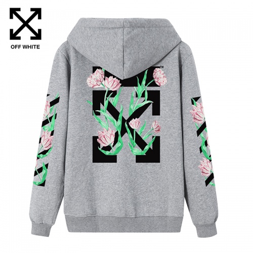 Off-White Hoodies Long Sleeved For Men #908557 $42.00 USD, Wholesale Replica Off-White Hoodies