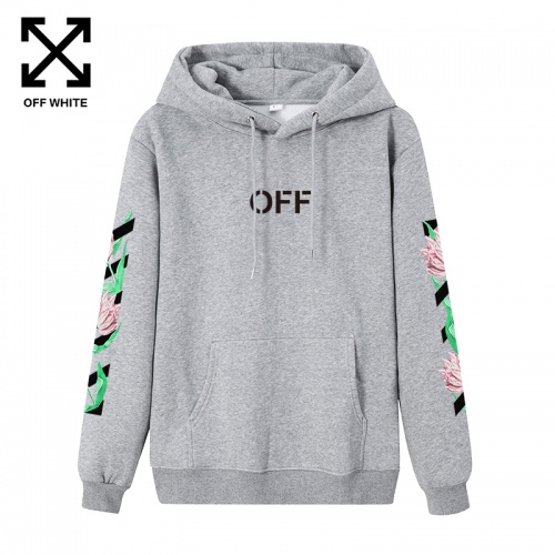 Replica Off-White Hoodies Long Sleeved For Men #908557 $42.00 USD for Wholesale