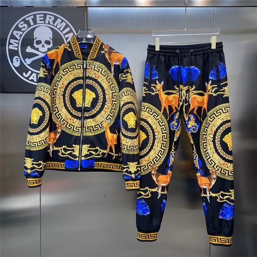 Versace Tracksuits Long Sleeved For Men #908618 $82.00 USD, Wholesale Replica Versace Tracksuits