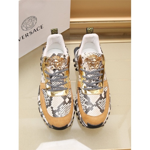 Replica Versace Casual Shoes For Men #908653 $85.00 USD for Wholesale