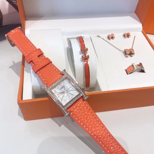 Replica Hermes Watches For Women #908733 $45.00 USD for Wholesale