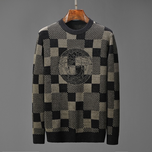 Versace Sweaters Long Sleeved For Men #908981 $52.00 USD, Wholesale Replica Versace Sweaters