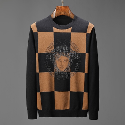 Versace Sweaters Long Sleeved For Men #909002 $52.00 USD, Wholesale Replica Versace Sweaters