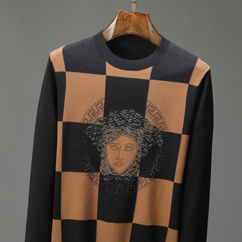 Replica Versace Sweaters Long Sleeved For Men #909002 $52.00 USD for Wholesale