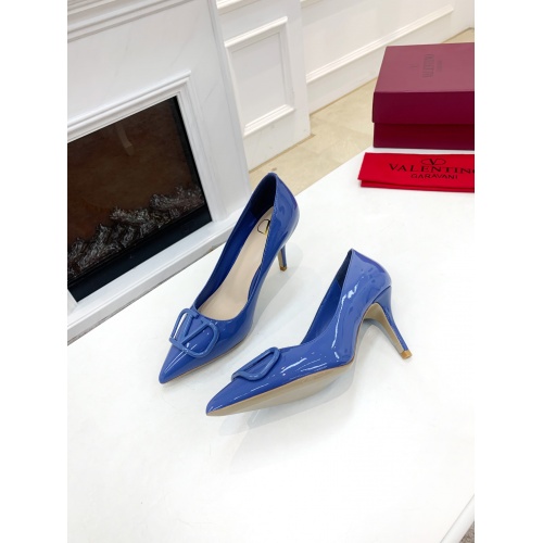 Valentino High-Heeled Shoes For Women #909027 $92.00 USD, Wholesale Replica Valentino High-Heeled Shoes