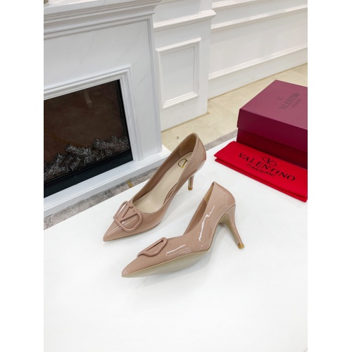 Replica Valentino High-Heeled Shoes For Women #909028 $92.00 USD for Wholesale