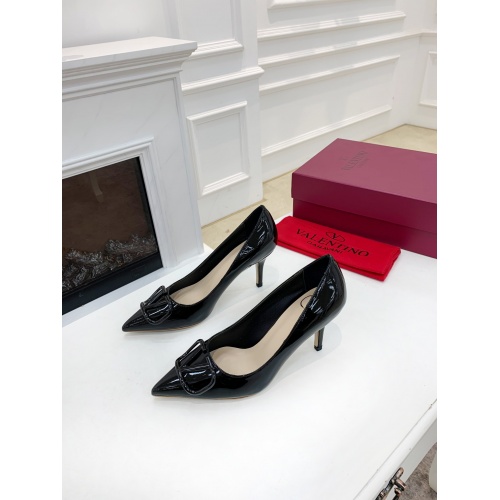 Valentino High-Heeled Shoes For Women #909030 $92.00 USD, Wholesale Replica Valentino High-Heeled Shoes