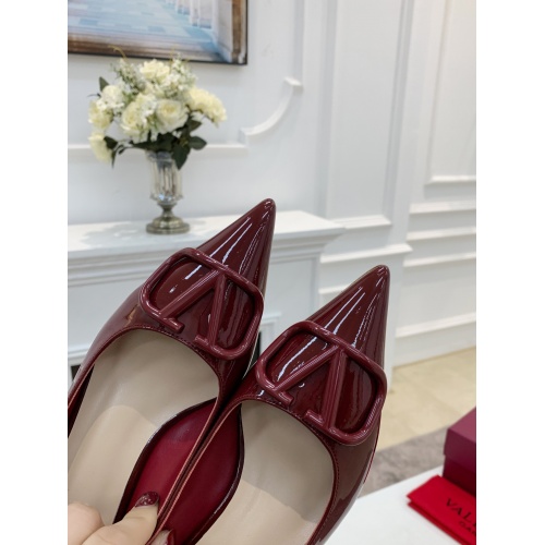 Replica Valentino High-Heeled Shoes For Women #909031 $92.00 USD for Wholesale