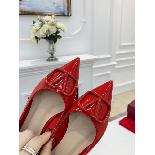 Replica Valentino Flat Shoes For Women #909035 $82.00 USD for Wholesale