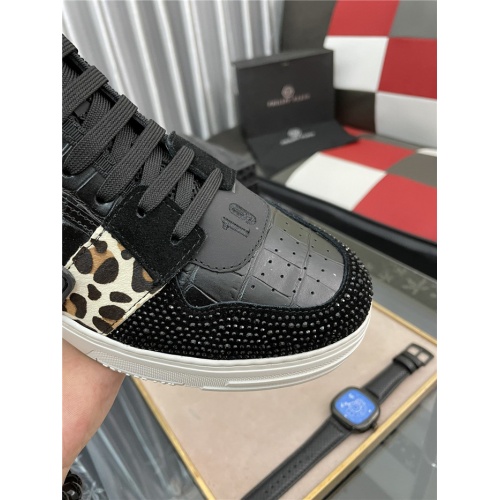 Replica Philipp Plein PP High Tops Shoes For Men #909086 $76.00 USD for Wholesale