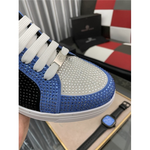 Replica Philipp Plein PP High Tops Shoes For Men #909089 $102.00 USD for Wholesale