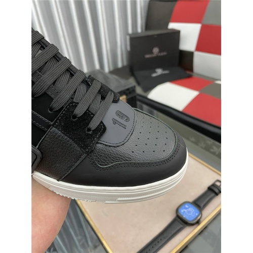 Replica Philipp Plein PP High Tops Shoes For Men #909093 $105.00 USD for Wholesale