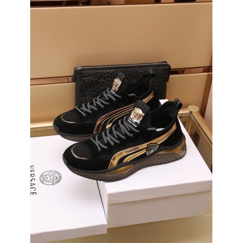 Versace Casual Shoes For Men #909108 $85.00 USD, Wholesale Replica Versace Casual Shoes