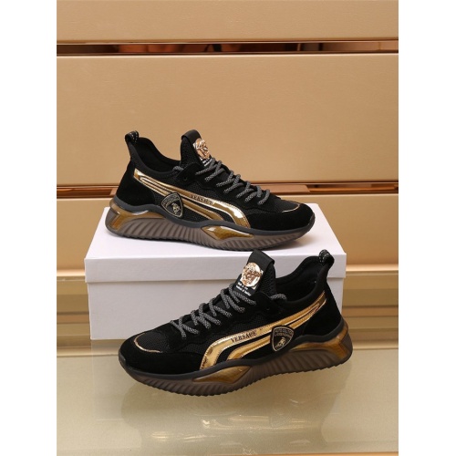 Replica Versace Casual Shoes For Men #909108 $85.00 USD for Wholesale