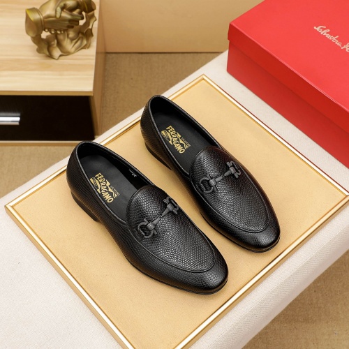 Salvatore Ferragamo Leather Shoes For Men #909236 $80.00 USD, Wholesale Replica Salvatore Ferragamo Leather Shoes