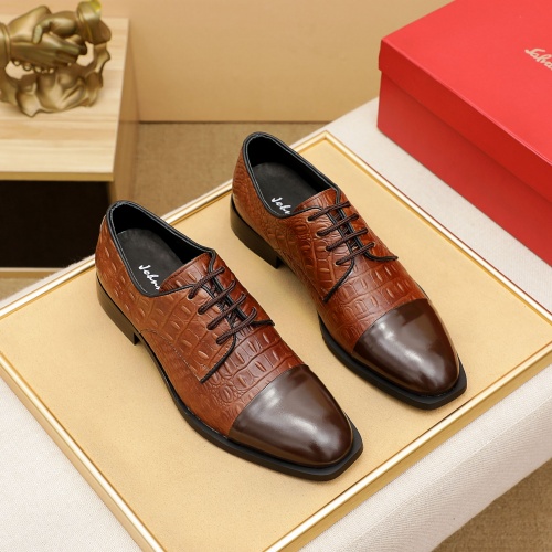 Salvatore Ferragamo Leather Shoes For Men #909245 $80.00 USD, Wholesale Replica Salvatore Ferragamo Leather Shoes