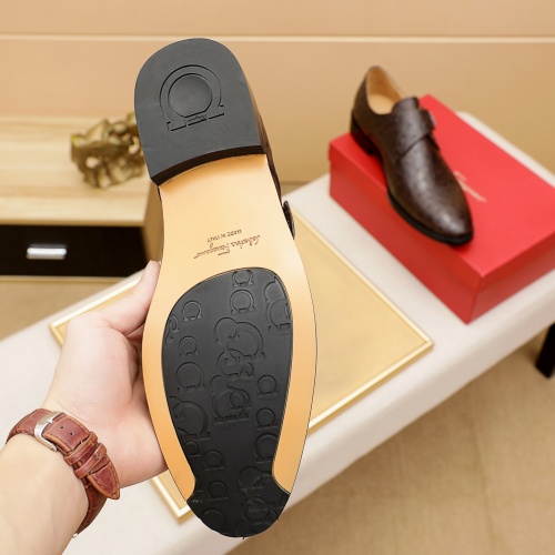Replica Ferragamo Salvatore FS Leather Shoes For Men #909247 $82.00 USD for Wholesale