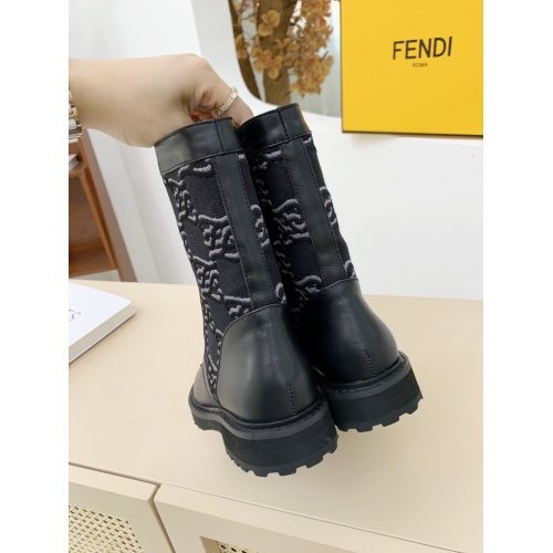 Replica Fendi Fashion Boots For Women #909358 $108.00 USD for Wholesale