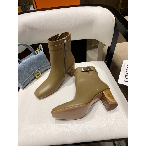 Hermes Boots For Women #909386 $145.00 USD, Wholesale Replica Hermes Boots