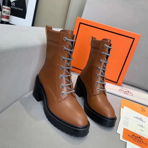 Hermes Boots For Women #909392 $145.00 USD, Wholesale Replica Hermes Boots