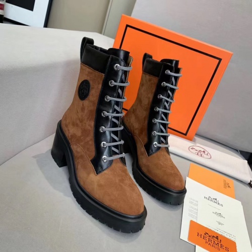 Hermes Boots For Women #909393 $145.00 USD, Wholesale Replica Hermes Boots