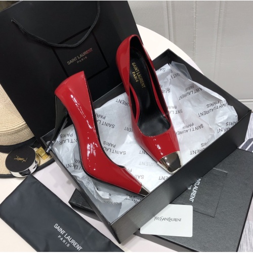 Yves Saint Laurent YSL High-Heeled Shoes For Women #909438 $105.00 USD, Wholesale Replica Yves Saint Laurent YSL High-Heeled Shoes