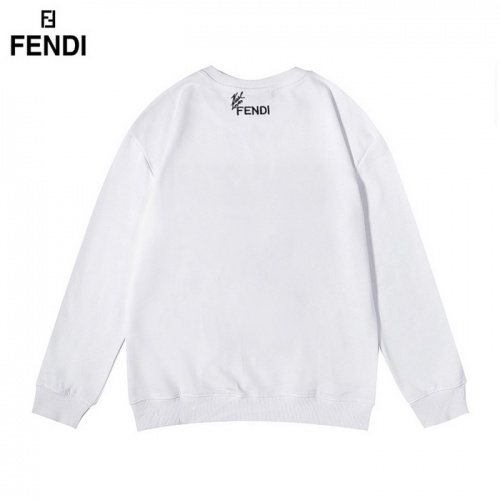 Replica Fendi Hoodies Long Sleeved For Men #909493 $39.00 USD for Wholesale