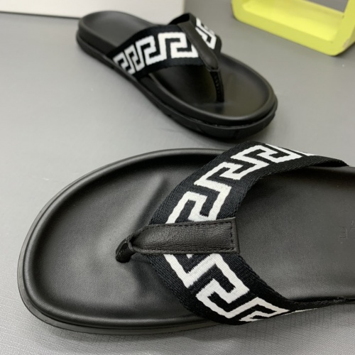Replica Versace Slippers For Men #909499 $64.00 USD for Wholesale