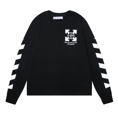 Replica Off-White Hoodies Long Sleeved For Men #909560 $45.00 USD for Wholesale