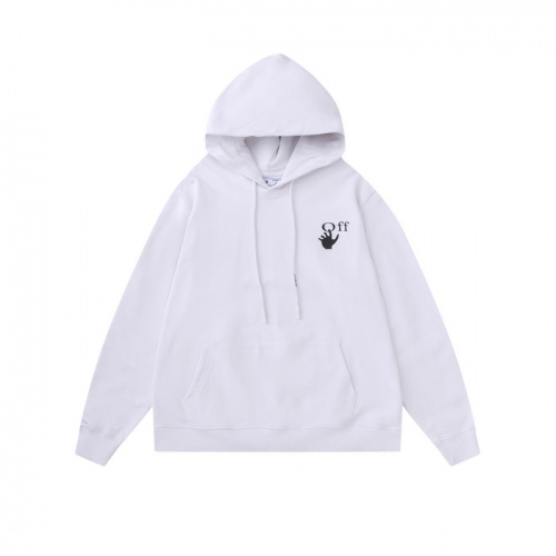 Replica Off-White Hoodies Long Sleeved For Men #909567 $48.00 USD for Wholesale